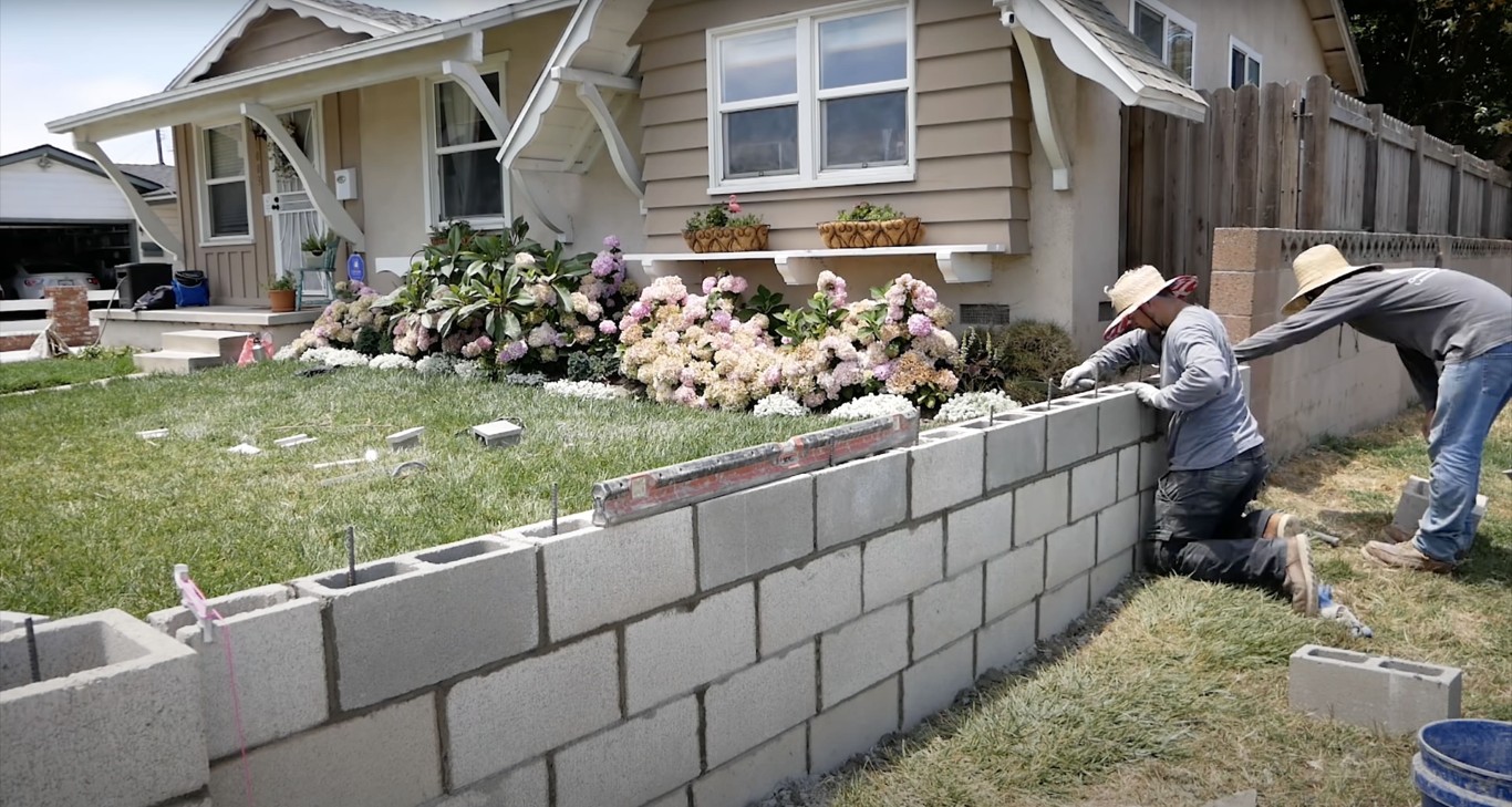 Retaining wall and concrete masonry construction in Novato, CA